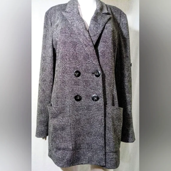 Cabi Double Breasted Knit Blazer